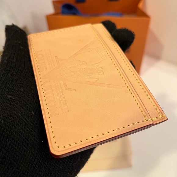 🎀 LOUIS VUITTON Vachetta Voyages Card Holder LIMITED EDITION - Picture 4 of 9
